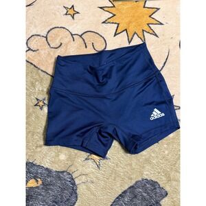 Adidas Climalite Womens Navy Blue Volleyball Compression Shorts Size Small